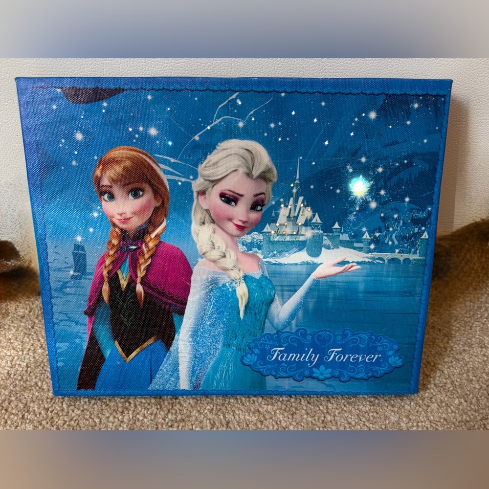 Frozen Elsa & Anna Canvas Light Up Picture